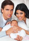 Kourtney Kardashin, Scott Disick and their newborn son Mason Dash