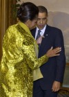 President Barack Obama and First Lady Michelle // Nobel Peace Prize Press Conference in Norway