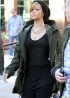 Rihanna on her way to “On Air with Ryan Seacrest” in Hollywood