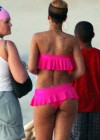 Rihanna out on the beach in Barbados – December 26th 2009