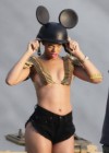 Rihanna on the set of her new “Hard” music video in Simi Valley, CA – December 1st & 2nd 2009