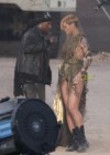 Rihanna and Young Jeezy on the set of Ri’s new “Hard” music video in Simi Valley, CA – December 1st & 2nd 2009