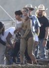 Rihanna on the set of her new “Hard” music video in Simi Valley, CA – December 1st & 2nd 2009