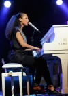 Alicia Keys promoting her album “The Element of Freedom” in Madrid, Spain
