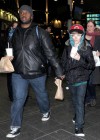 Justin Bieber and his bodyguard leaving Burger King in Manchester, England – January 14th 2009