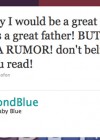 Diamond Blue’s Twitter message denying allegations of him getting Tisha Campbell’s sister pregnant