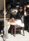 Angela Simmons out eating lunch at Toast in Toluka Lake, CA – January 14th 2010