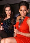 Kim Kardashian & Melanie Brown // Launch Party for Mel B’s Line of “Sugar Factory Couture” Lollipops