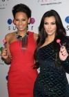 Mel B & Kim Kardashian // Launch Party for Mel B’s Line of “Sugar Factory Couture” Lollipops