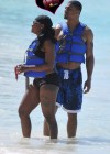 Fantasia and Antwaun Cook on vacation in Barbados – January 9th 2010