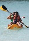 Jennifer Hudson and her fiance David “Punk” Otunga vacationing in the Bahamas – January 24th 2010