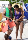 Jennifer Hudson and her fiance David “Punk” Otunga vacationing in the Bahamas – January 24th 2010