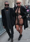Kanye West & Amber Rose // Kriss Van Assche Autumn/Winter 2010 Fashion Show during Paris Menswear Fashion Week