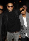 Kanye West, Chris Brown & Chris Brown’s friend Mijo // Kriss Van Assche fashion show during Paris Fashion Week 2010