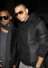 Kanye West & Chris Brown // Kriss Van Assche fashion show during Paris Fashion Week 2010