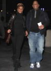 Mary J. Blige and her husband Kendu Isaacs at the Los Angeles Lakers vs. Houston Rockets Basketball Game – January 5th 2010