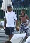 Spike Lee and his son Jackson on vacation in Miami Beach, Florida – December 31st 2009