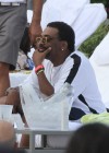 Spike Lee and his family on vacation in Miami Beach, Florida – December 31st 2009