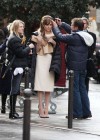 Angelina Jolie on the set of “The Tourist” in Paris, France on February 26th 2010