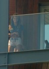 Beyonce on her hotel balcony in Rio de Janeiro, Brazil – February 8th 2010