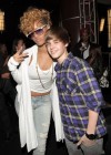 Justin Bieber & Rihanna // 52nd Annual Grammy Awards Rehearsals – Backstage