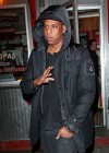 Jay-Z leaving the Corner Deli Restaurant in New York City – February 4th 2010