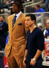 Alonzo Mourning & Mario Lopez // 2010 NBA All-Star Celebrity Game