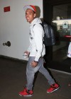 Chris Brown at LAX Airport in Los Angeles – February 22nd 2010