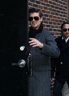 Robin Thicke outside the David Letterman Show in New York City – February 4th 2010