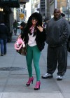 Nicki Minaj outside the David Letterman Show in New York City – February 4th 2010