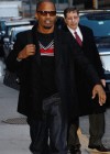 Jamie Foxx outside the David Letterman Show in New York City – February 4th 2010
