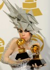 Lady Gaga // 52nd Annual Grammy Awards – Press Room