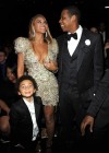 Beyonce, Jay-Z and Julez // 52nd Annual Grammy Awards –