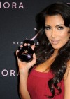 Kim Kardashian debuts her new fragrance at Sephora in Miami Beach, Florida