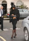 Naomi Campbell // Alexander McQueen’s Private Funeral Service in London