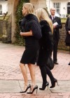 Kate Moss // Alexander McQueen’s Private Funeral Service in London