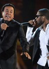 Lionel Richie & Usher performing Michael Jackson’s “Earth Song” during his tribute at the 52nd Annual Grammy Awards