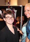 Amber Rose and designer Christian Siriano // Christian Sirano Fall/Winter 2010 Fashion Show during Mercedes-Benz Fashion Week in New York
