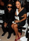 Diggy and Vanessa Simmons // Charlotte Ronson Fall/Winter 2010 Fashion Show during Mercedes-Benz Fashion Week in New York
