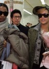 Rihanna arrives at Gimpo International Airport in Seoul, South Korea – February 10th 2010