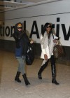 Rihanna and her friend/assistant Melissa Ford at Heathrow Airport in London, England – February 24th 2010