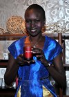 Alek Wek // (RED) and Diptyque special partnership launch in NYC
