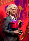 Justin Timberlake receives his “Hasty Pudding Pot Man of the Year” award at Harvard