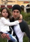 Travis Barker with his daughter Alabama outside Cafe Marmalade in Calabassas, CA – February 21st 2010