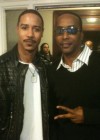 Brian White on the set of Trey Songz’ new music video “Neighbors Know My Name”