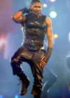 Usher performs during the opening ceremony for the 2010 NBA All-Star Game