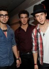 Joe, Kevin and Nick Jonas of the Jonas Brothers // “We Are The World 25 Years for Haiti” Recording Session at Jim Henson Studios in Hollywood