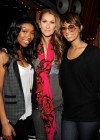 Brandy, Celine Dion and Keri Hilson // “We Are The World 25 Years for Haiti” Recording Session at Jim Henson Studios in Hollywood