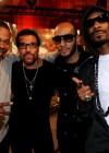 Busta Rhymes, Lionel Richie, Swizz Beatz and Snoop Dogg // “We Are The World 25 Years for Haiti” Recording Session at Jim Henson Studios in Hollywood