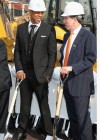 Jay-Z & Barclays PLC President Robert Diamond // Ground-Breaking Ceremony for the Barclays Center Atlantic Yards project in New York City